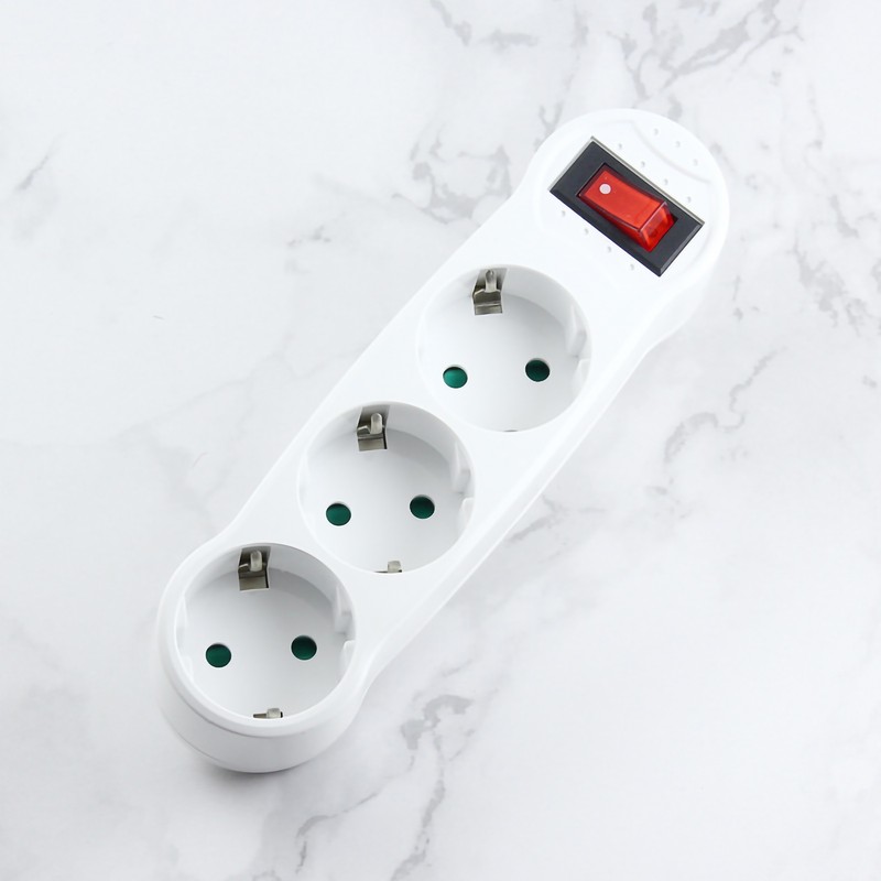 3 Outlet Extender Multi Plug Outlet Splitter Electrical Extender for