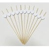 AILEXI Cocktail Sticks 100 Counts Wooden Toothpicks Party Supplies frill