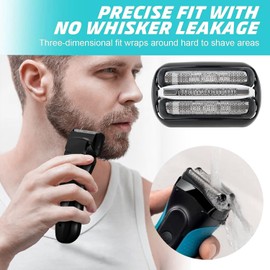 32B Series 3 Foil Electric Shaver Replacement Head Compatible with Braun S3 Foil & Cutter Razor Heads, Compatible with Braun S3 3040s 3010s 310s 3000s 3050cc 3080s 390cc