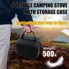 Propane Camping Stove with Carrying Case & Ignition Portable Gas