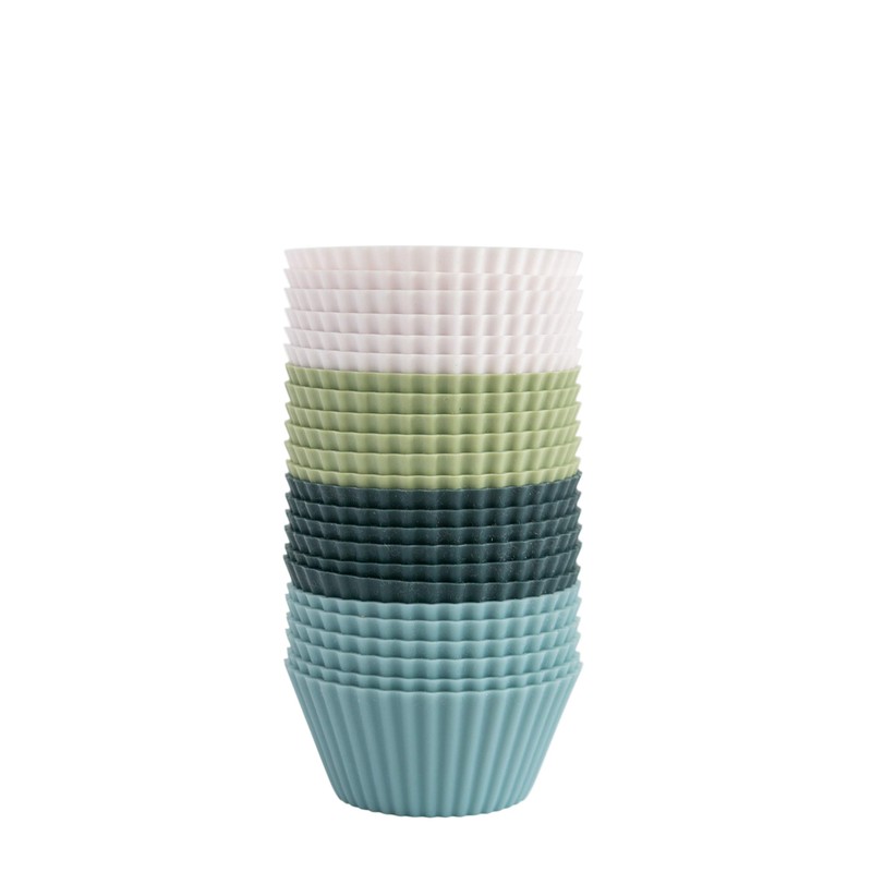 The Silicone Kitchen Reusable Silicone Baking Cups - Pack of