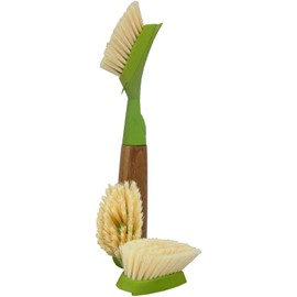 Full Circle Dish Brush Refill, Suds Up Soap Dispensing, 2-Pack, Green