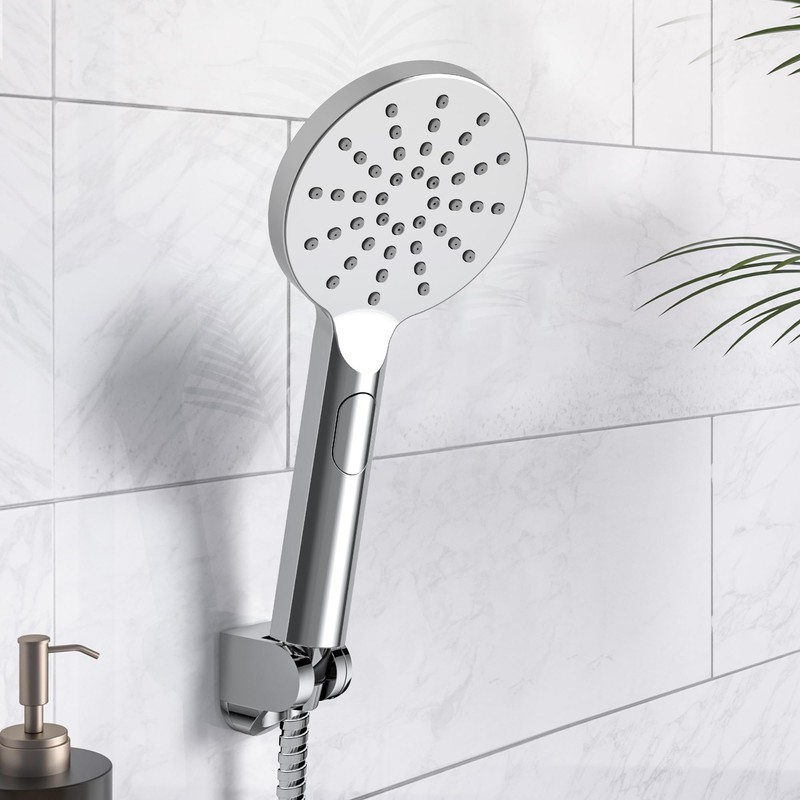 JOHO Large Shower Head Rain Shower Hand Shower with 3