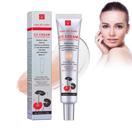 Dunkle Concealer-BB cream vor dem Make-up, Langanhaltender Feuchtigkeitsspendender Concealer,Volle Deckkraft Unsichtbare Poren Gesichtsabdeckung Makeup CC Creme (Licht)