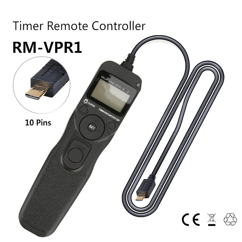 RM VPR1 Camera Photography Shutter Release Timing Remote Control for