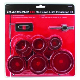 Blackspur Downlighter Instalation Holesaw Kit - 9 Pieces BB-LS110