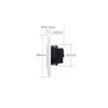 1 Glass Frame for Socket Switch, Schuko Single Socket Wall