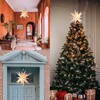 Moravian Star Tree Topper 12 Inches Lighted Star Pendant Light,