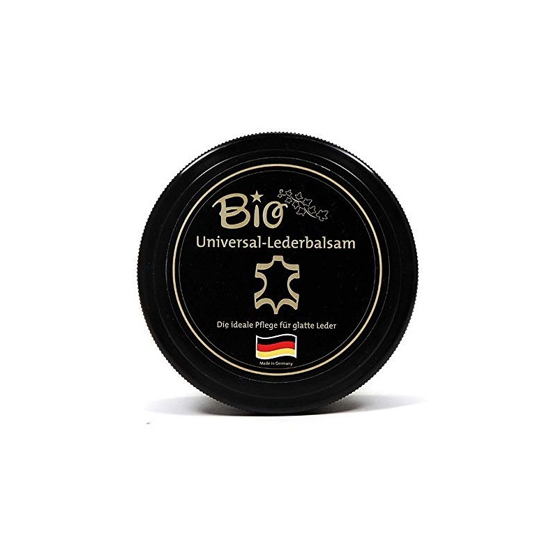 Organic Leather Balm 250 ml in Black Tin