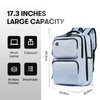 MEANKAY Travel Laptop Backpack, 17 inch Carry on Backpack Flight