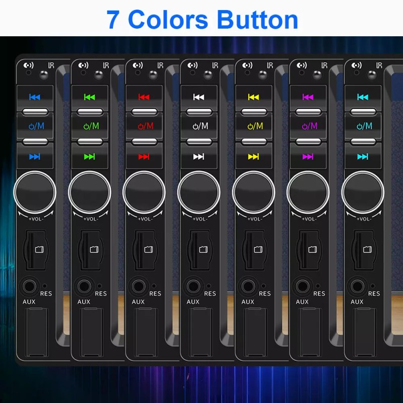 YuanTing 7" Double Din Car Stereo Radio with Apple Carplay