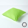 HOMESCAPES - 100% Cotton Plain Green Cushion Cover- 45 x