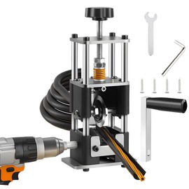 Manual Wire Stripping Machine 0.04"-1" Copper Wire Stripper Drill Powered & Hand Crank Wire Stripper Tool Efficient Scrap Wire Peeler for 1.5-25mm Cables, Ideal for Copper Recycling