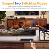 8-in-1 HDMI/AV Switch with Remote Control, 4K@60Hz 4:4:4, 4×HDMI &