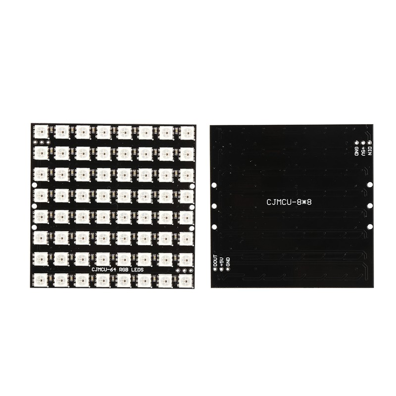 64Digit LED Development Board with Built In Full Color Driver