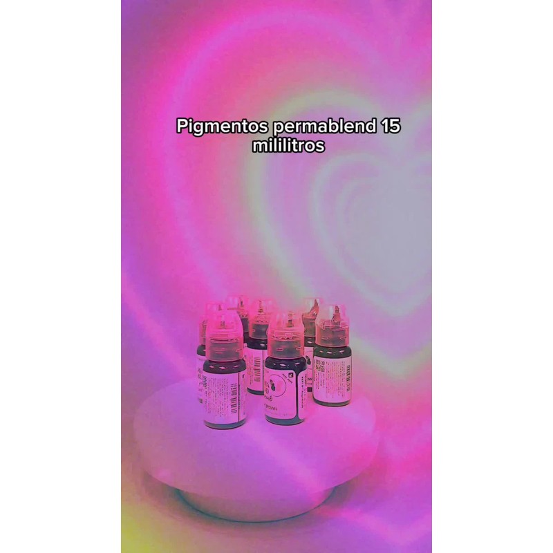Pigmentos Permablend Microblading Cejas 15 Ml