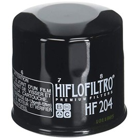 Hiflo Filtro HF204 Filtro Aceite Negro Alta Calidad Estándar
