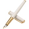 Jinhao 95 - Pluma estilográfica de metal, punta media, rojo