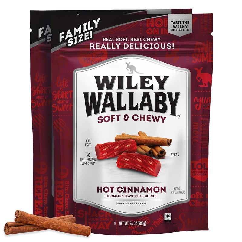 Wiley Wallaby Licorice 24 Ounce Classic Gourmet Soft & Chewy
