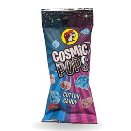 Buc-ee’s Cosmic Pops Popping Candy – Fun Candy for Kids That Pops in Your Mouth! Fruity Party Favors, Birthday Treats & Goodie Bag Candy | Pocket-Sized 1.5 oz Pouch (Cotton Candy)