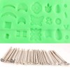 20pcs Leather Working Saddle Making Stamps Tools Set for Leathercraft
