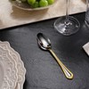 KEAWELL Pearl Edge 4-Piece Premium Spoon Set, 18/10 Stainless Steel,