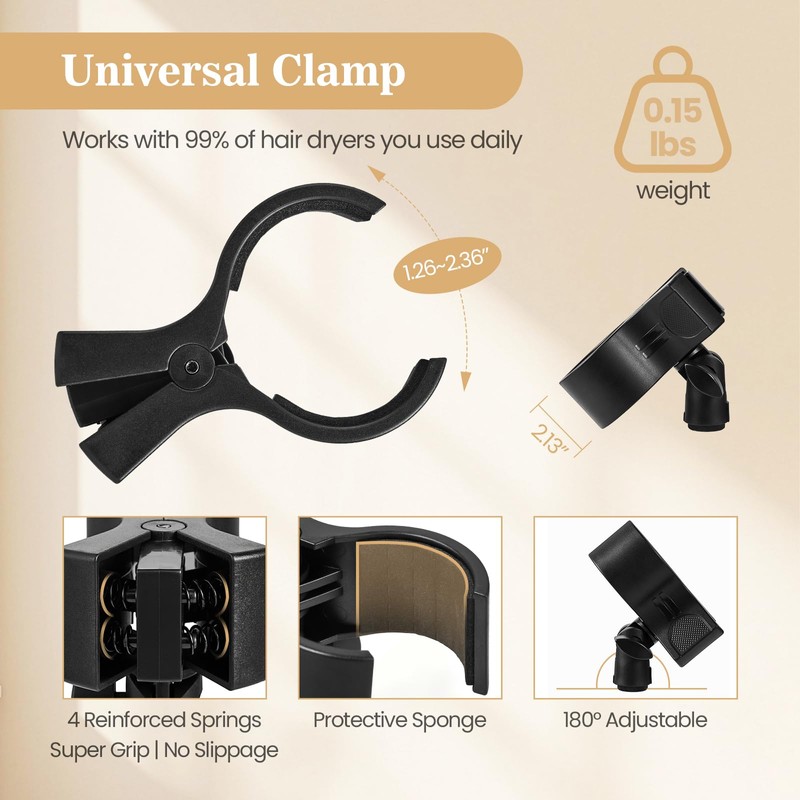 Hair Dryer Stand Pet Grooming Blow Dryer Holder