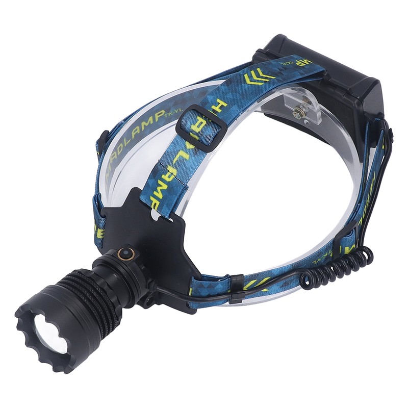 LED Rechargeable Headlight 3000LM 25W High Power Zoomable Headlamp for