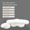 CLEARVIEW CONTAINERS Replacement Jar Lids (Plastic 70 RM Lid White