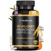 NUBOOST Probioticos y Prebioticos 80 Billones – Suplemento Alimenticio con