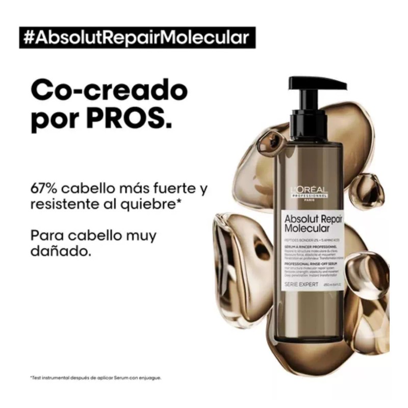 L'Oréal Professionnel Loreal Absolut Repair Molecular Serum Con Enjuague 250ml