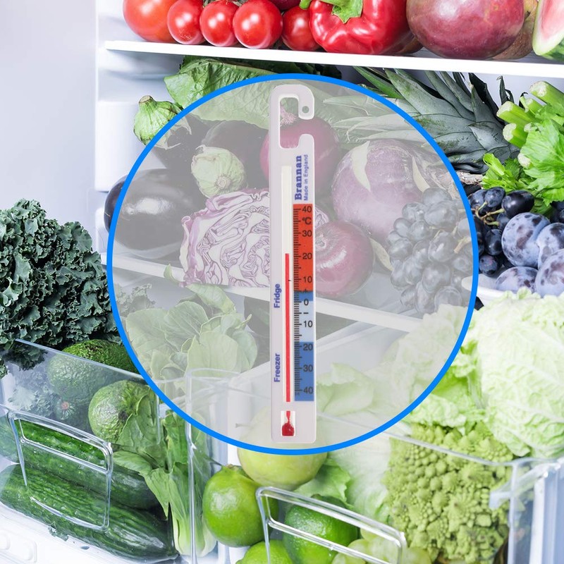 Brannan Vertical Fridge Freezer Thermometer- Can Be Used In Fridge