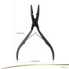 Unbranded 2in1 Hair Extensions Plier for Micro Rings Links Crimping