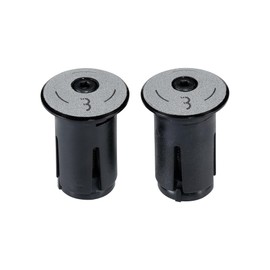 BBB Cycling Handlebar End Caps - ScrewOn Aluminium Reflective - Robust Aluminium Construction with Reflective Surface - Reusable Handlebar Plugs - Bicycle Accessories - Reflective - BHT-97R