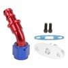 AN10 Turbo Oil Return Drain Flange 45 Degree Replacement for