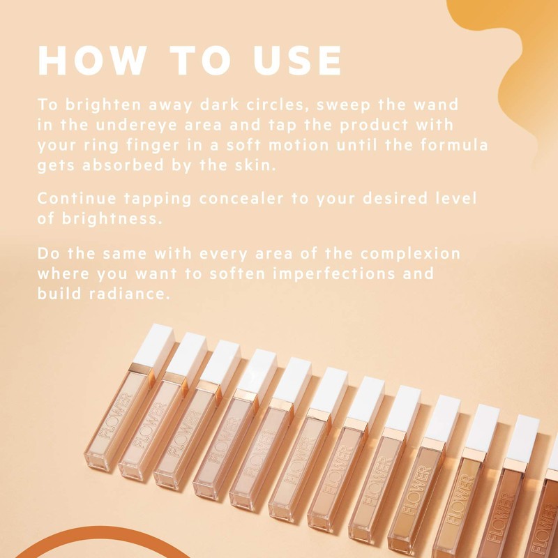 FLOWER BEAUTY By Drew Barrymore Light Illusion Full Coverage Concealer