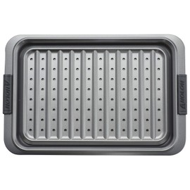 Anolon 2-Piece Steel Crisper Pan Set, Graphite
