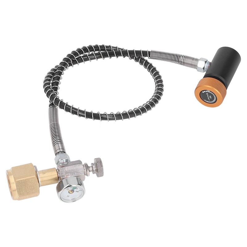 Soda Remote Hose CO2 Tank Cylinder Refilling Adapter with 24
