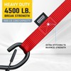 Soft Loop Tie Down Straps - 1,500 Load Capacity &