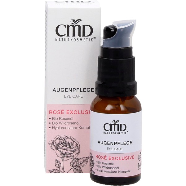 CMD Naturkosmetik Rosé Exclusive Hyaluronic Acid Eye Care, 15 ml