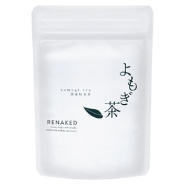 RENAKED よもぎ茶 粉末 50g 国産 無農薬 無添加 新芽 よもぎ粉末 パウダー ヨモギ茶 ノンカフェイン 国内製造 リネイキッド