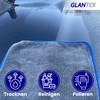 GLANTEX 2 x Extra Large Absorbent Microfibre Cloth, 1200 GSM,