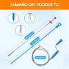 Destapador de Drenaje, Kit de 6 Herramientas para Eliminar Obstrucciones
