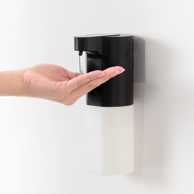 NoxBolt Automatic Soap Dispenser, 400ml, USB-C Rechargeable, Wall Mounted, Motion