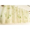 Arie Cafe Curtain Linen Herb, 55.1 x 17.7 inches (140