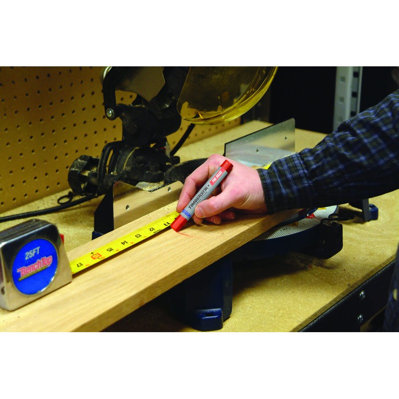 LA-CO INDUSTRIES 80351 Lumber Crayon, Yellow, 12 Per Pack