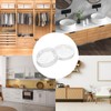 sourcing map 20Pcs 50mm/2in Air Vents Circular Soffit Vents, White