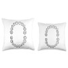 Baby Teeth Chart Throw Pillow