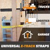 6 Pack E-Track Cam Buckle Straps 2" x 16' x