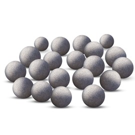 SunGrow Tropical Fish Mineral Stones, 30+ Minerals Strengthen Scales, Enhance Fish Color, Calcium-Rich Grey Stones for Freshwater Tank, Optimal Balance, 30-Pack